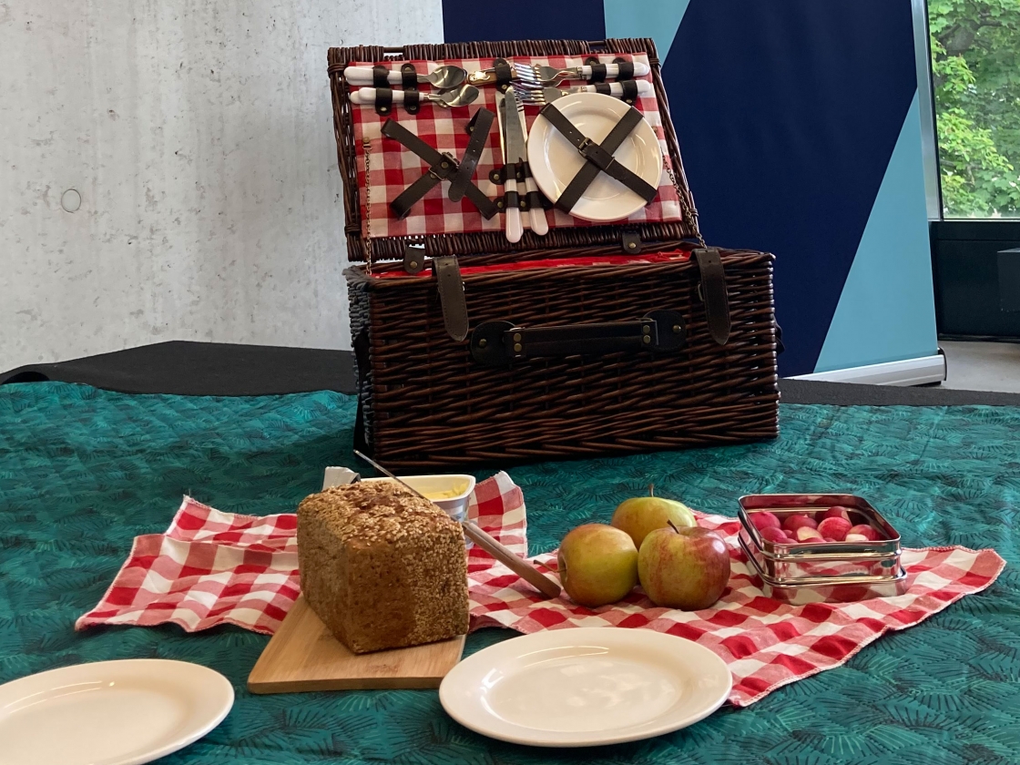 Ein Picknickkorb
